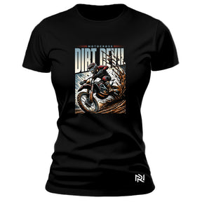 Camiseta Feminina Baby Look Dirt Devil