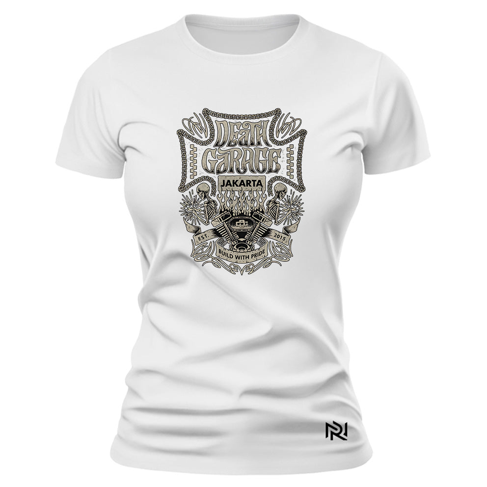 Camiseta Feminina Baby Look Death Garage