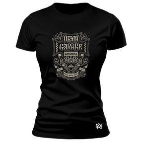 Camiseta Feminina Baby Look Death Garage