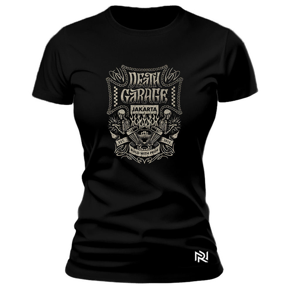 Camiseta Feminina Baby Look Death Garage