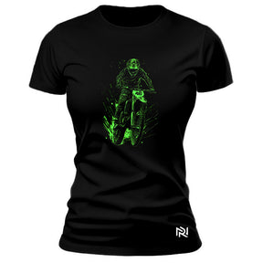 Camiseta Feminina Baby Look Dirt Rider