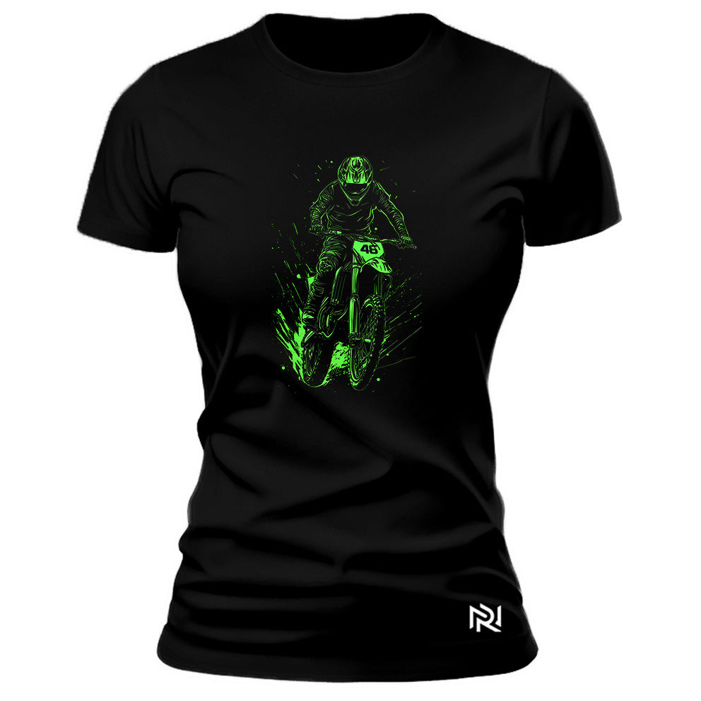 Camiseta Feminina Baby Look Dirt Rider
