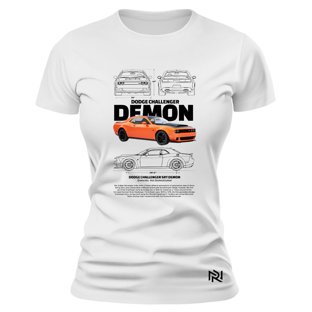 Camiseta Feminina Baby Look Demon