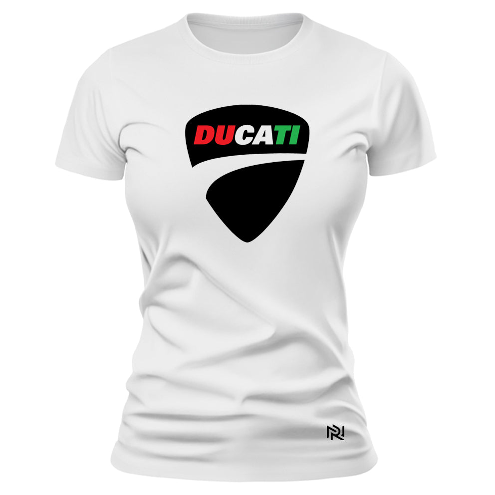 Camiseta Feminina Baby Look Ducati Racing Legacy