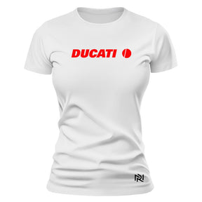 Camiseta Feminina Baby Look Ducati Redline