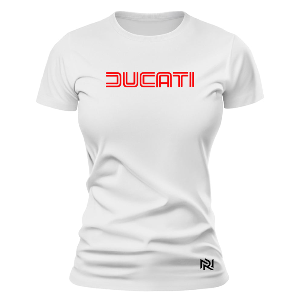 Camiseta Feminina Baby Look Ducati Revolution
