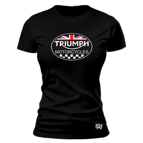 Camiseta Feminina Baby Look Triumph Motorcycles
