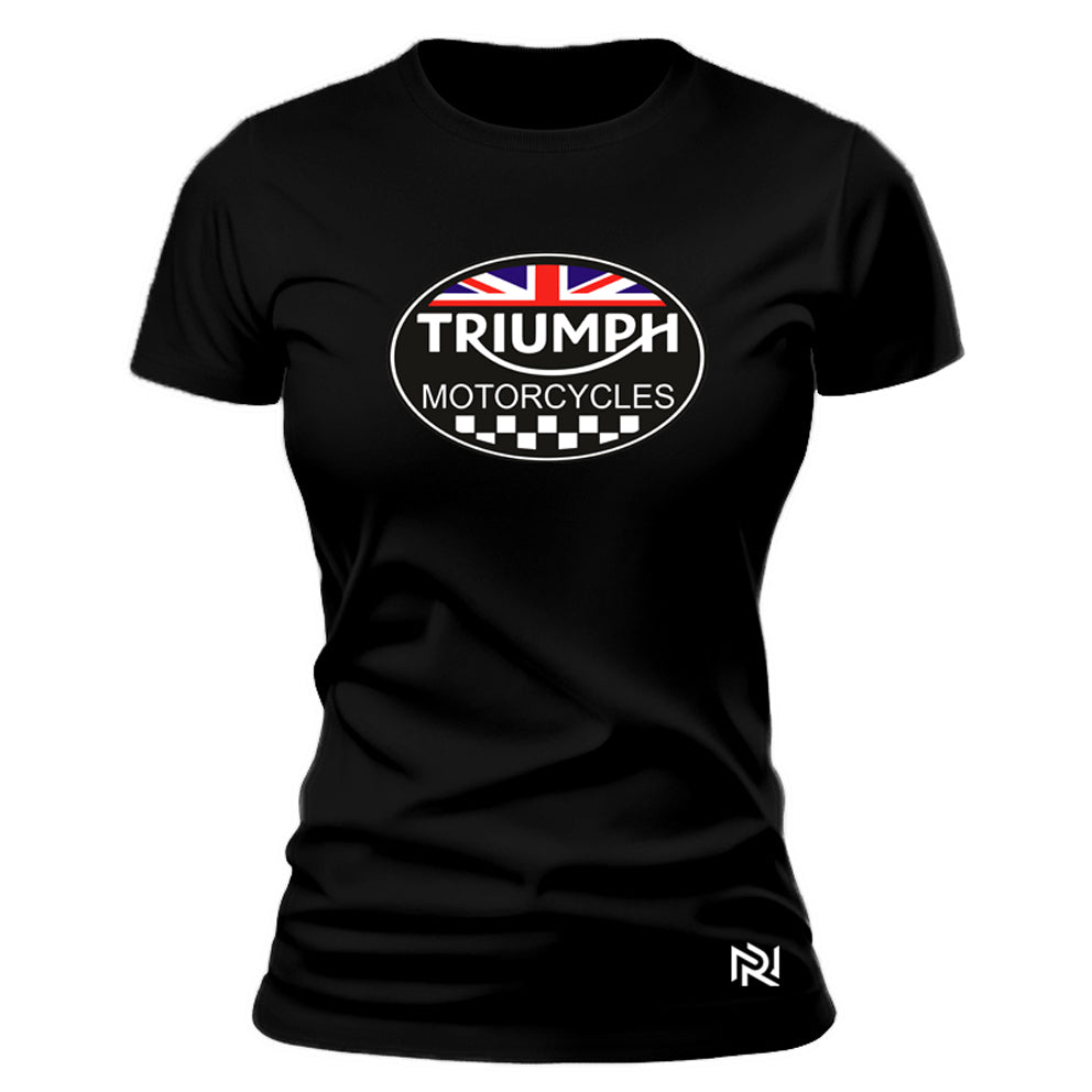 Camiseta Feminina Baby Look Triumph Motorcycles