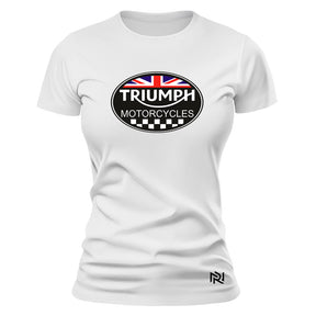 Camiseta Feminina Baby Look Triumph Motorcycles