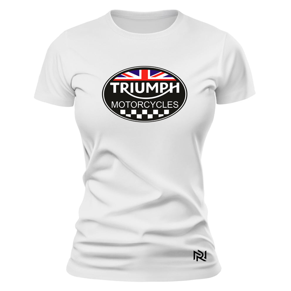 Camiseta Feminina Baby Look Triumph Motorcycles