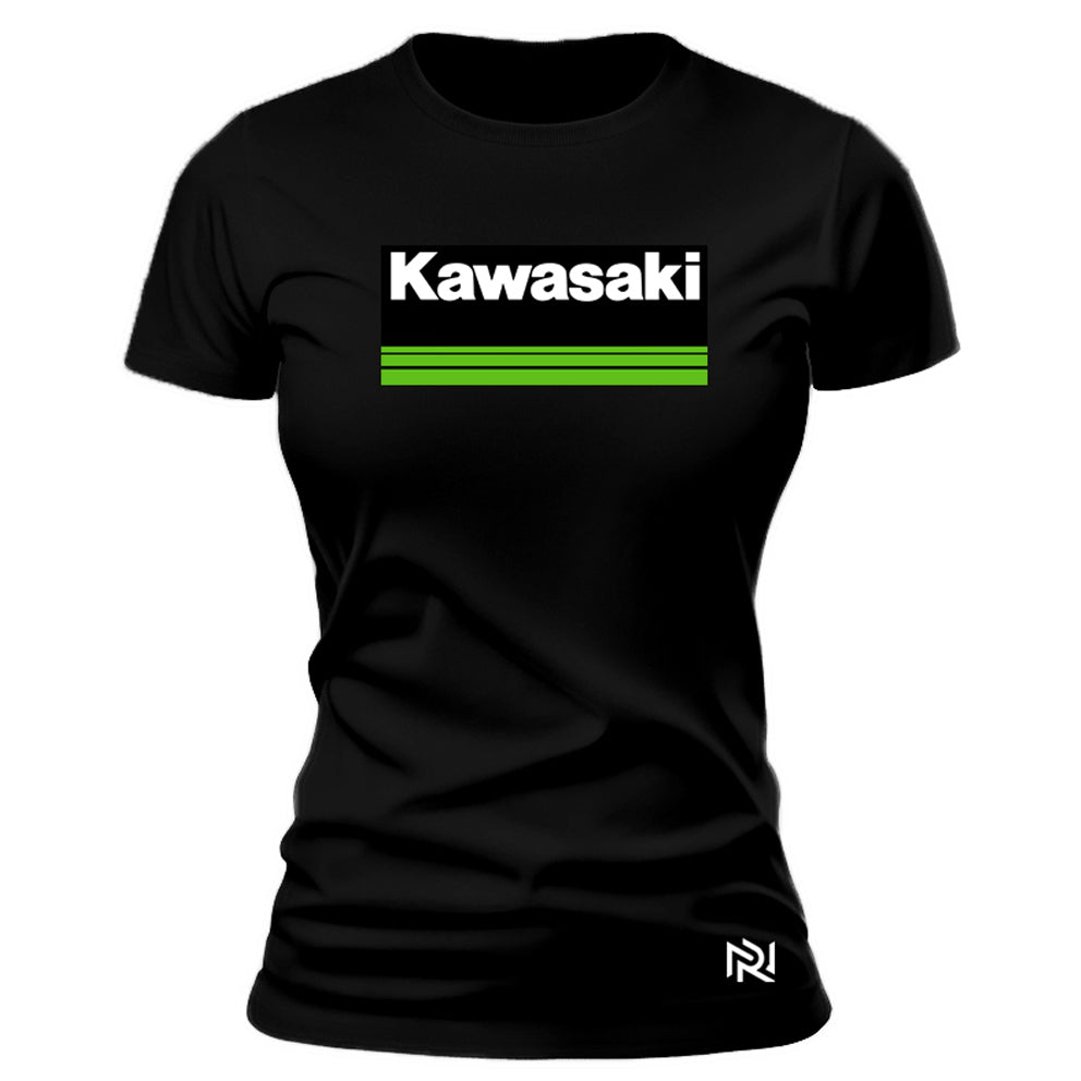 Camiseta Feminina Baby Look Kawasaki Circuit
