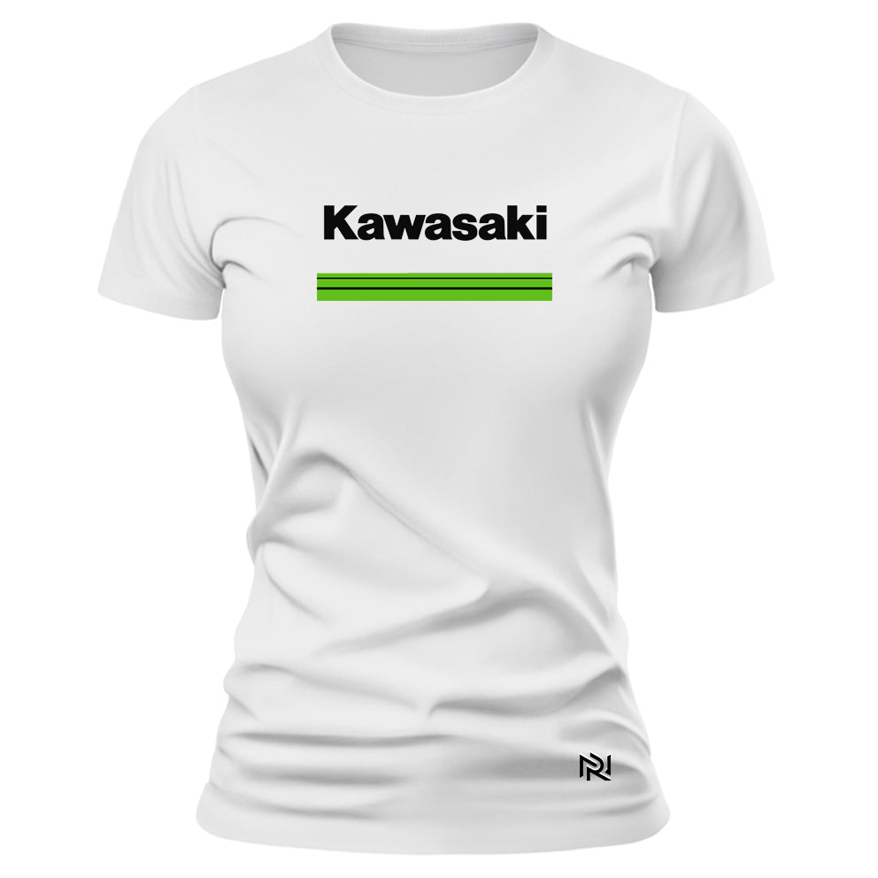 Camiseta Feminina Baby Look Kawasaki Circuit