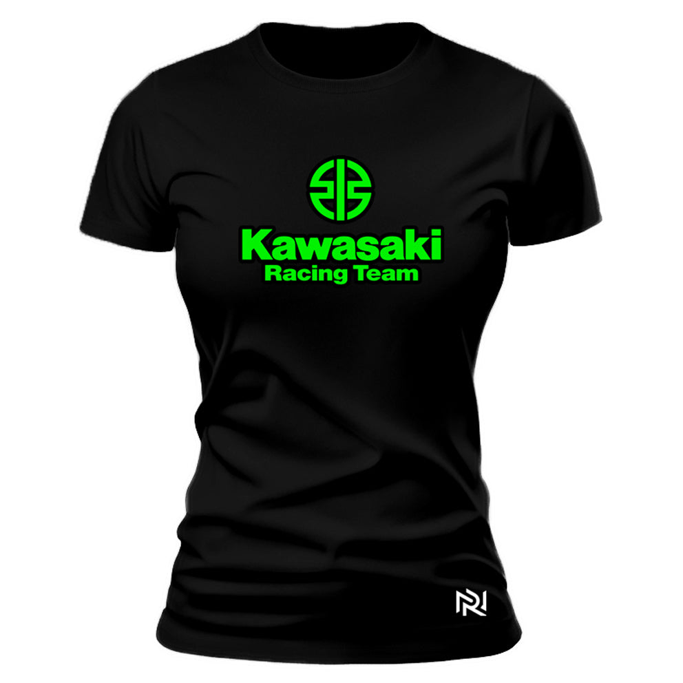 Camiseta Feminina Baby Look Kawasaki Racing Team