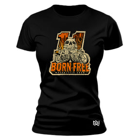 Camiseta Feminina Baby Look Born Free