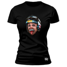 Camiseta Feminina Baby Look Einstein Rider