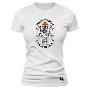Camiseta Feminina Baby Look Ride To Live