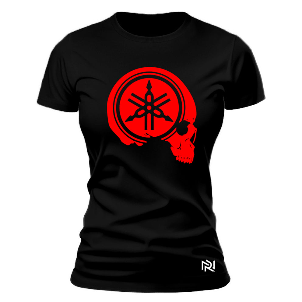 camiseta Feminina Baby Look death's head