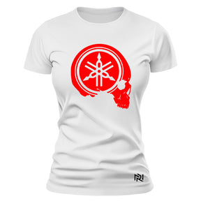 camiseta Feminina Baby Look death's head