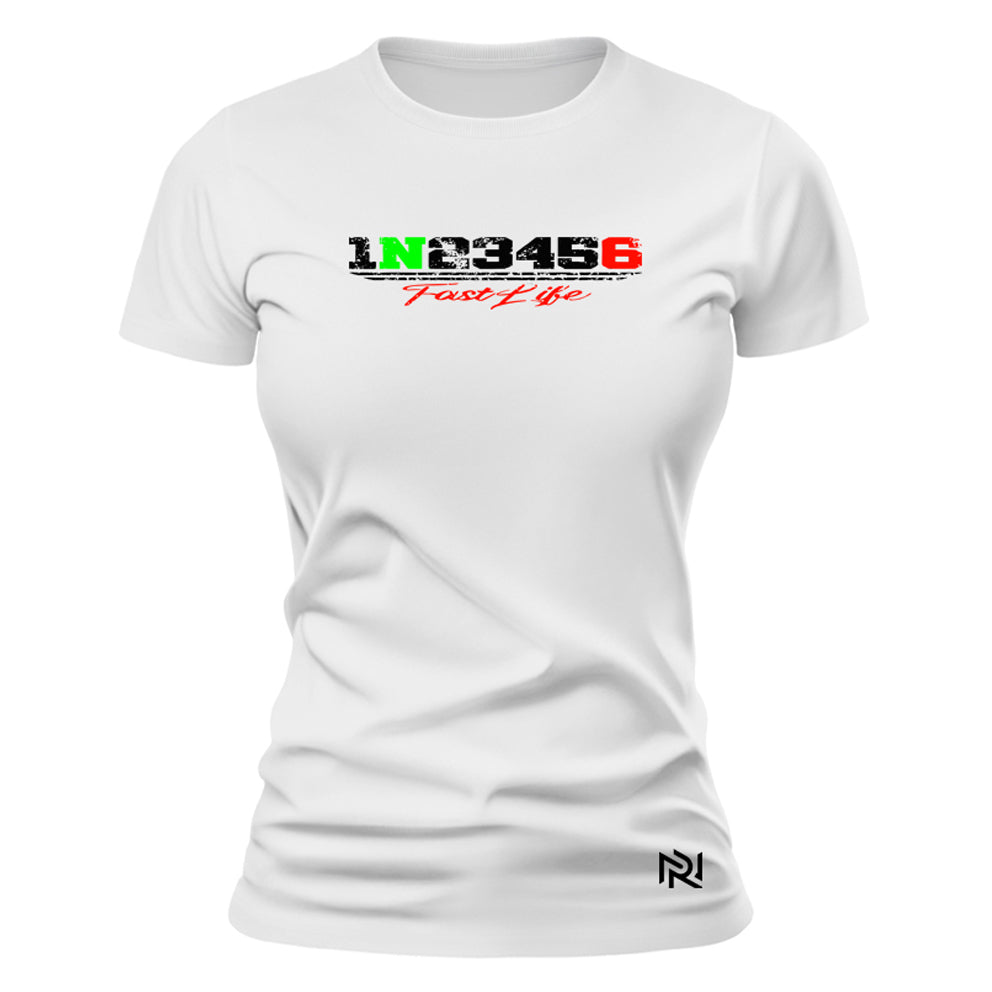 Camiseta Feminina Baby Look Fast Life