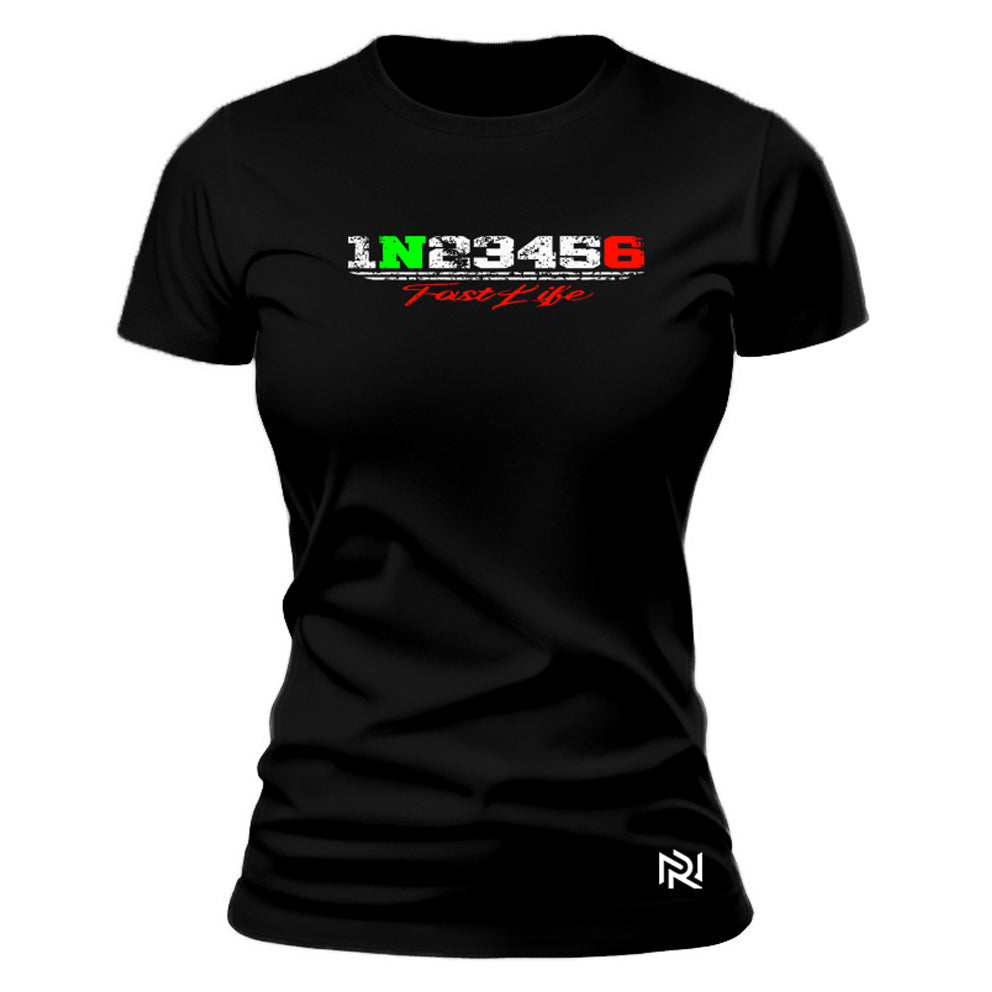 Camiseta Feminina Baby Look Fast Life