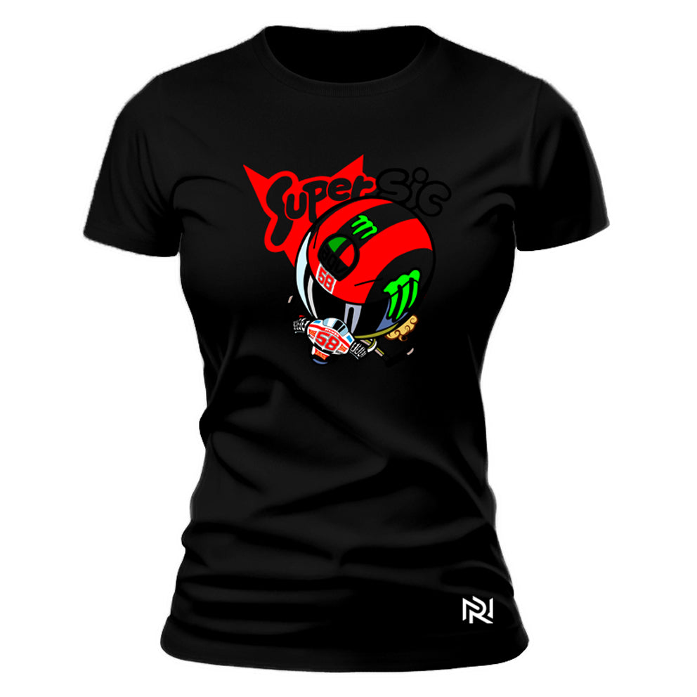 Camiseta Feminina Baby Look Super Sic