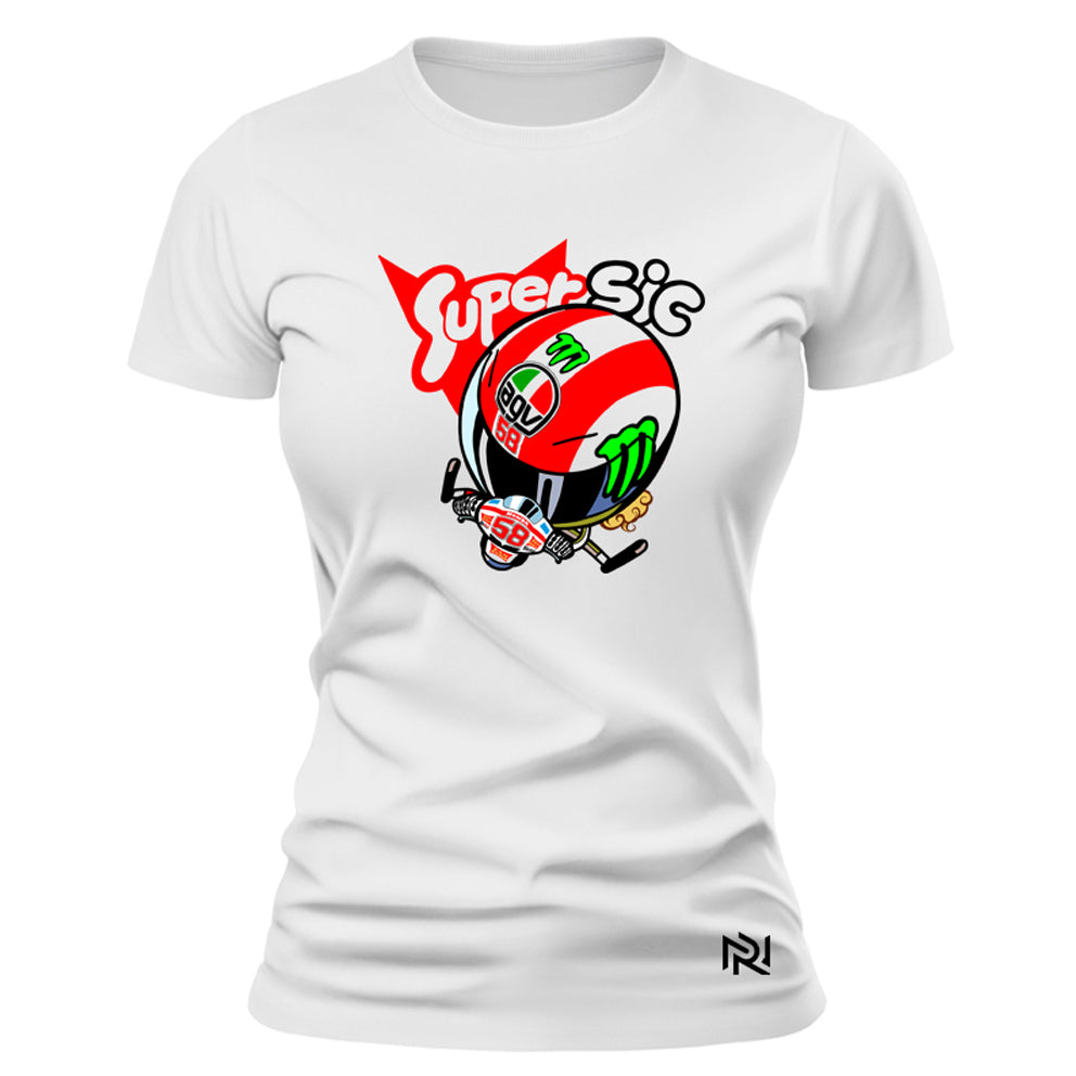 Camiseta Feminina Baby Look Super Sic