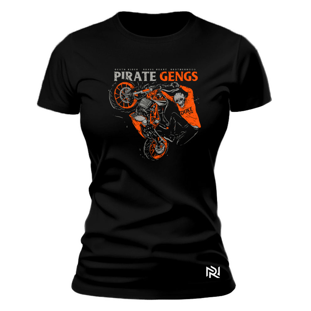 Camiseta Feminina Baby Look Pirate Gengs
