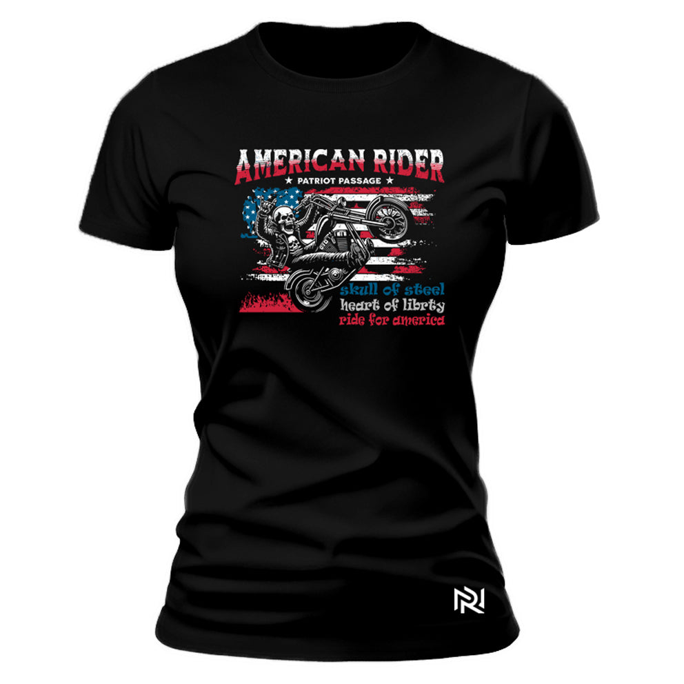 Camiseta Feminina Baby Look American Rider