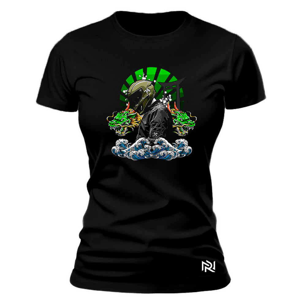 Camiseta Feminina Baby Look Dragon