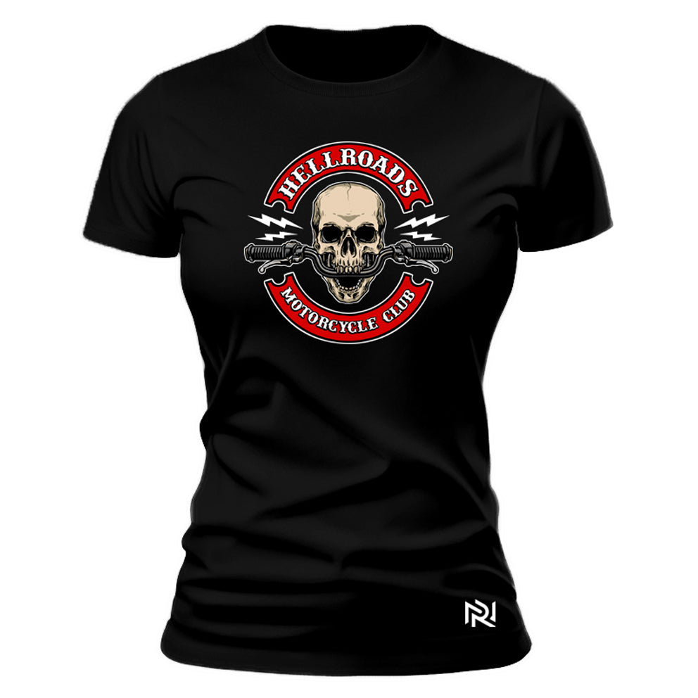 Camiseta Feminina Baby Look Hell Roads