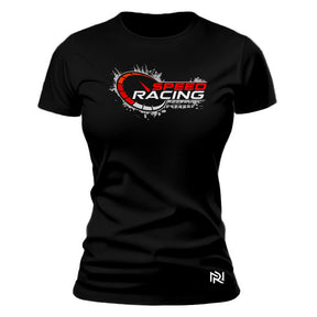 Camiseta Feminina Baby Look Speed Racing