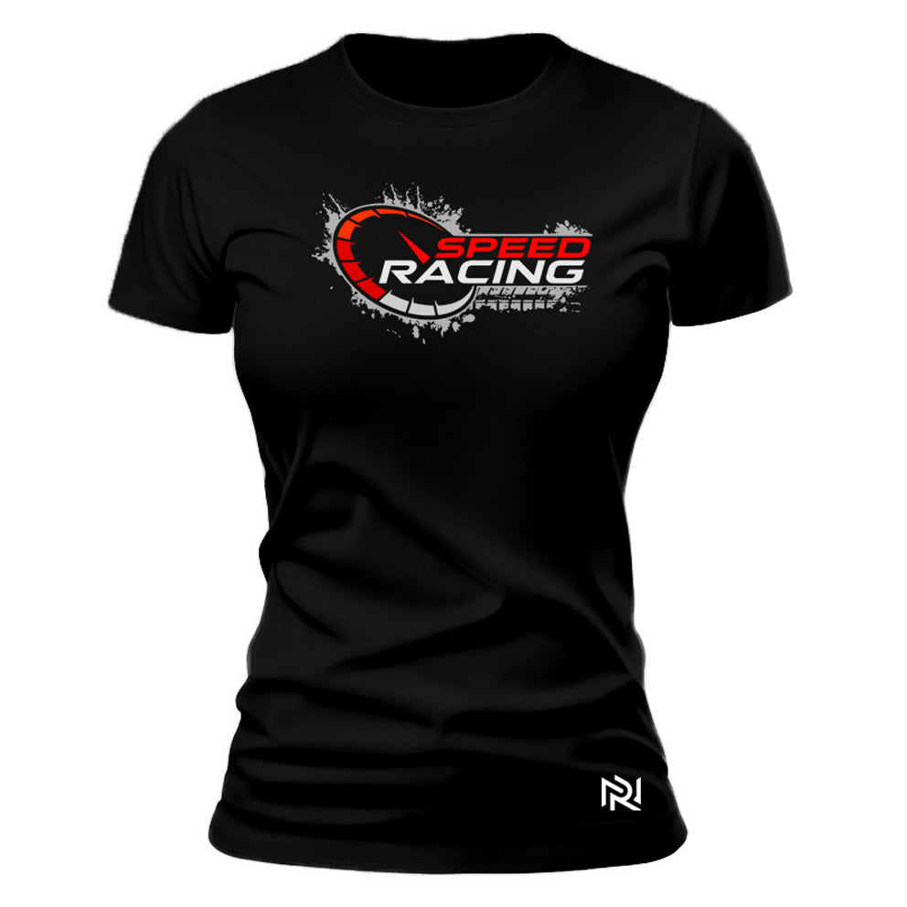 Camiseta Feminina Baby Look Speed Racing