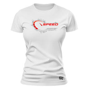 Camiseta Feminina Baby Look Speed Racing