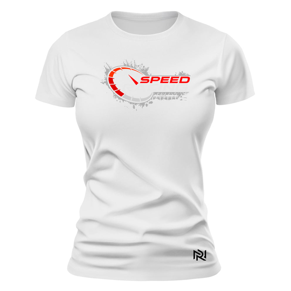 Camiseta Feminina Baby Look Speed Racing