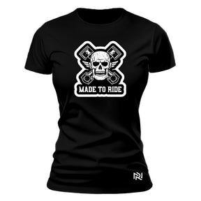 Camiseta Feminina Baby Look Made To Ride