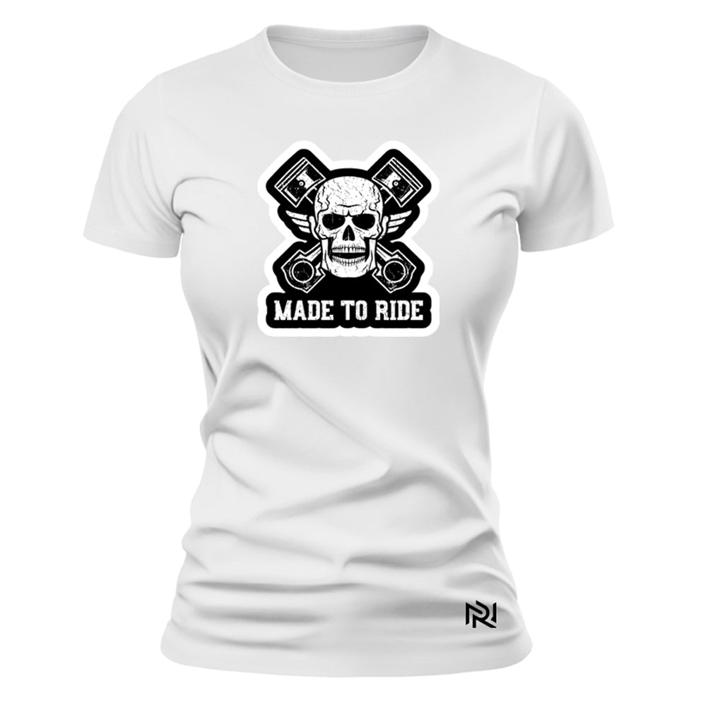 Camiseta Feminina Baby Look Made To Ride