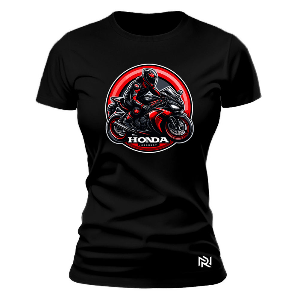 Camiseta Feminina Baby Look  Honda RBR 900Y