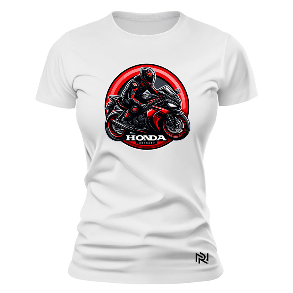 Camiseta Feminina Baby Look  Honda RBR 900Y