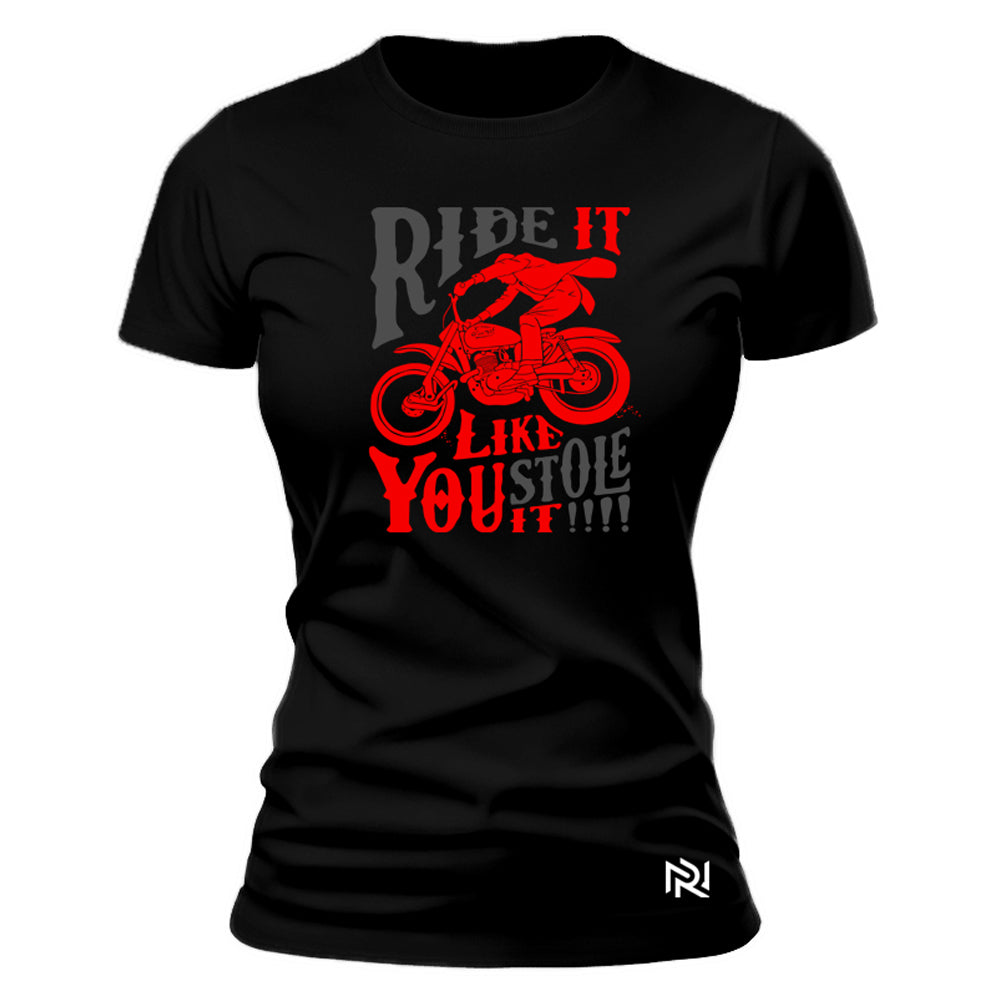 Camiseta Feminina Baby Look Ride Stole