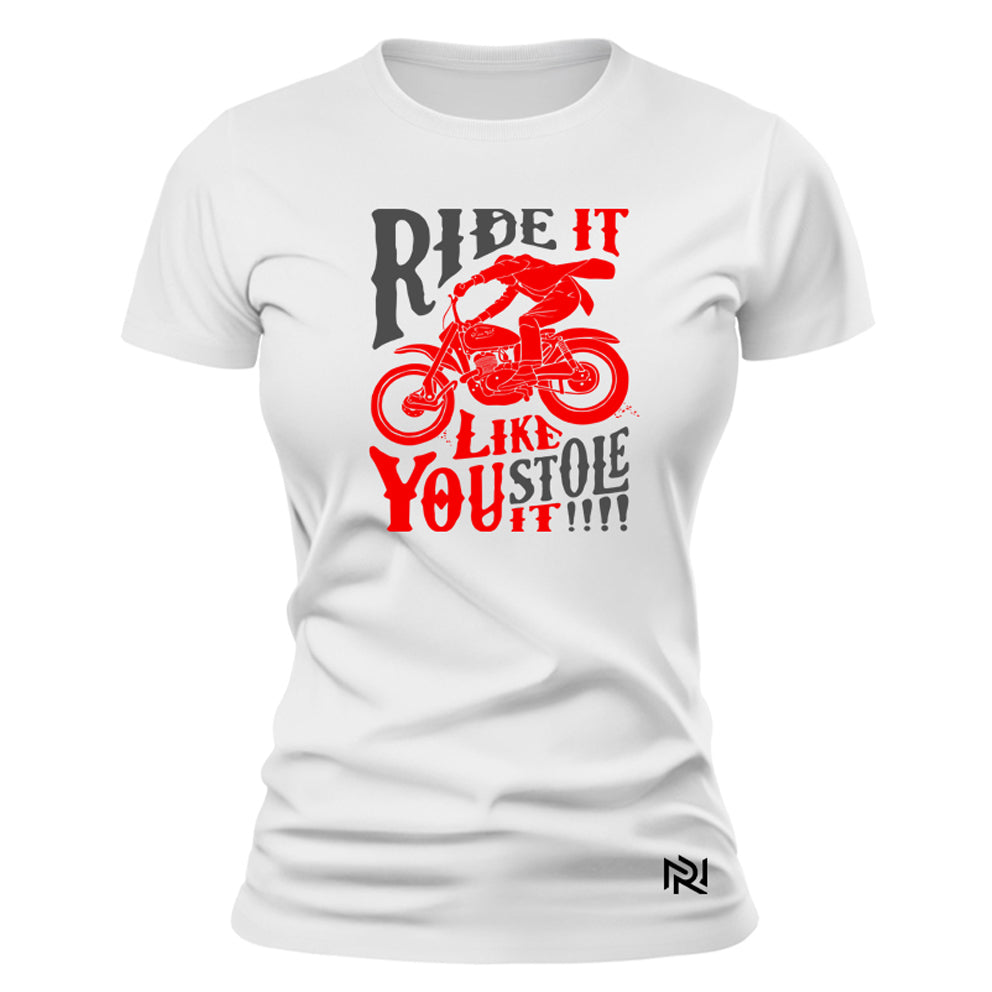 Camiseta Feminina Baby Look Ride Stole