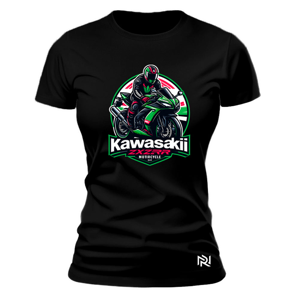Camiseta Feminina Baby Look Kawasaki ZXZRR