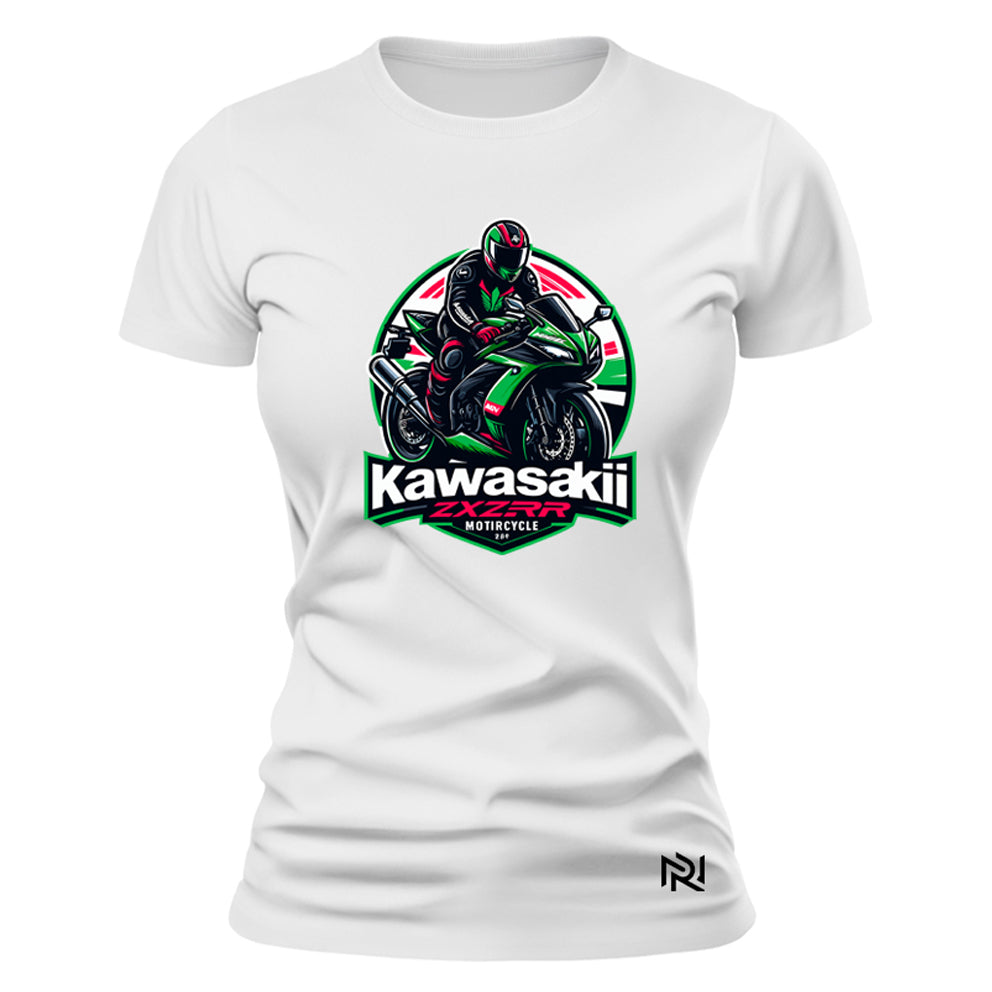 Camiseta Feminina Baby Look Kawasaki ZXZRR