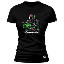 Camiseta Feminina Baby Look Kawasaki Motorcycle