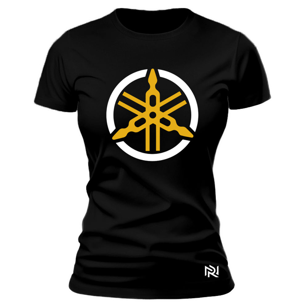 Camiseta Feminina Baby Look Yamaha Shield