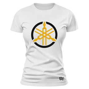 Camiseta Feminina Baby Look Yamaha Shield