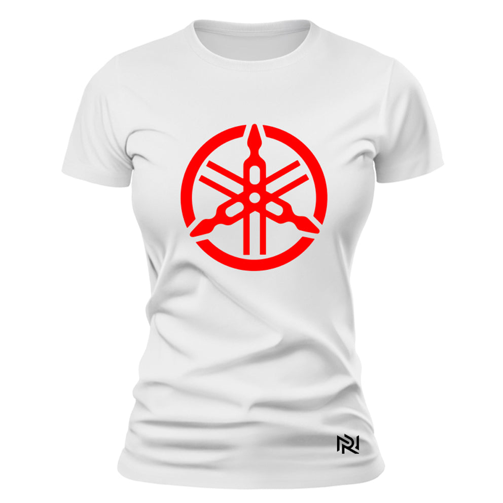 Camiseta Feminina Baby Look Yamaha Shield