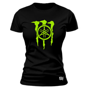 Camiseta Feminina Baby Look Yamaha Monster