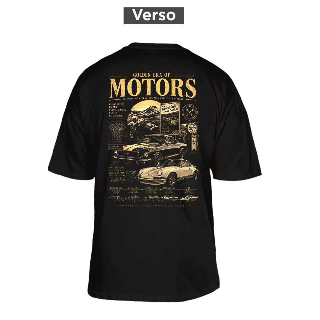 Camiseta Oversized Golden Era, costas: estampa principal