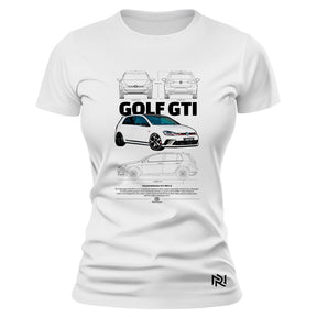 Camiseta Feminina Baby Look Golf GTI