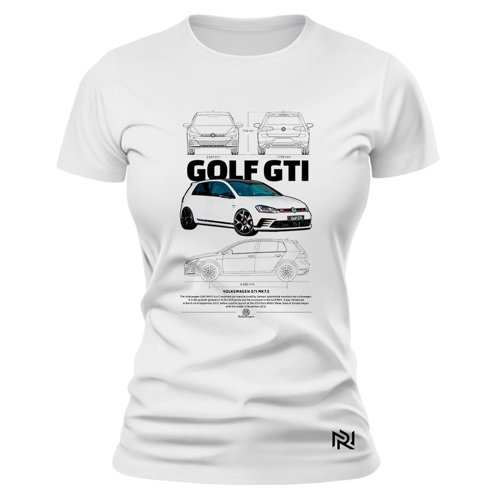 Camiseta Feminina Baby Look Golf GTI